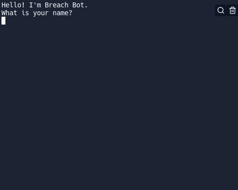 This is a screenshot of the Breach Bot project extension.